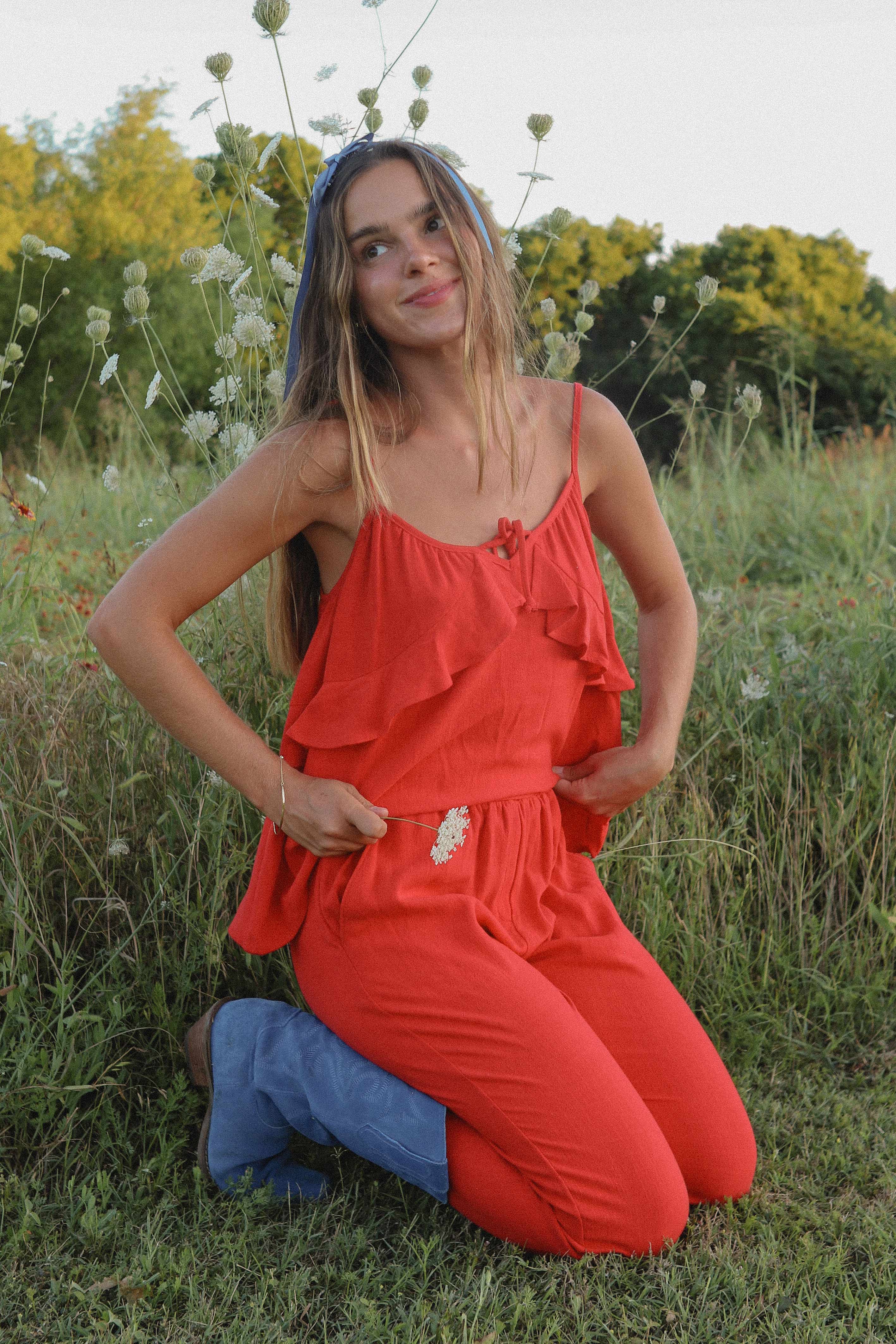 Blue Ridge Linen Top