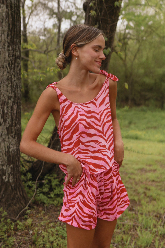 Lovely Shoulder Knot Top