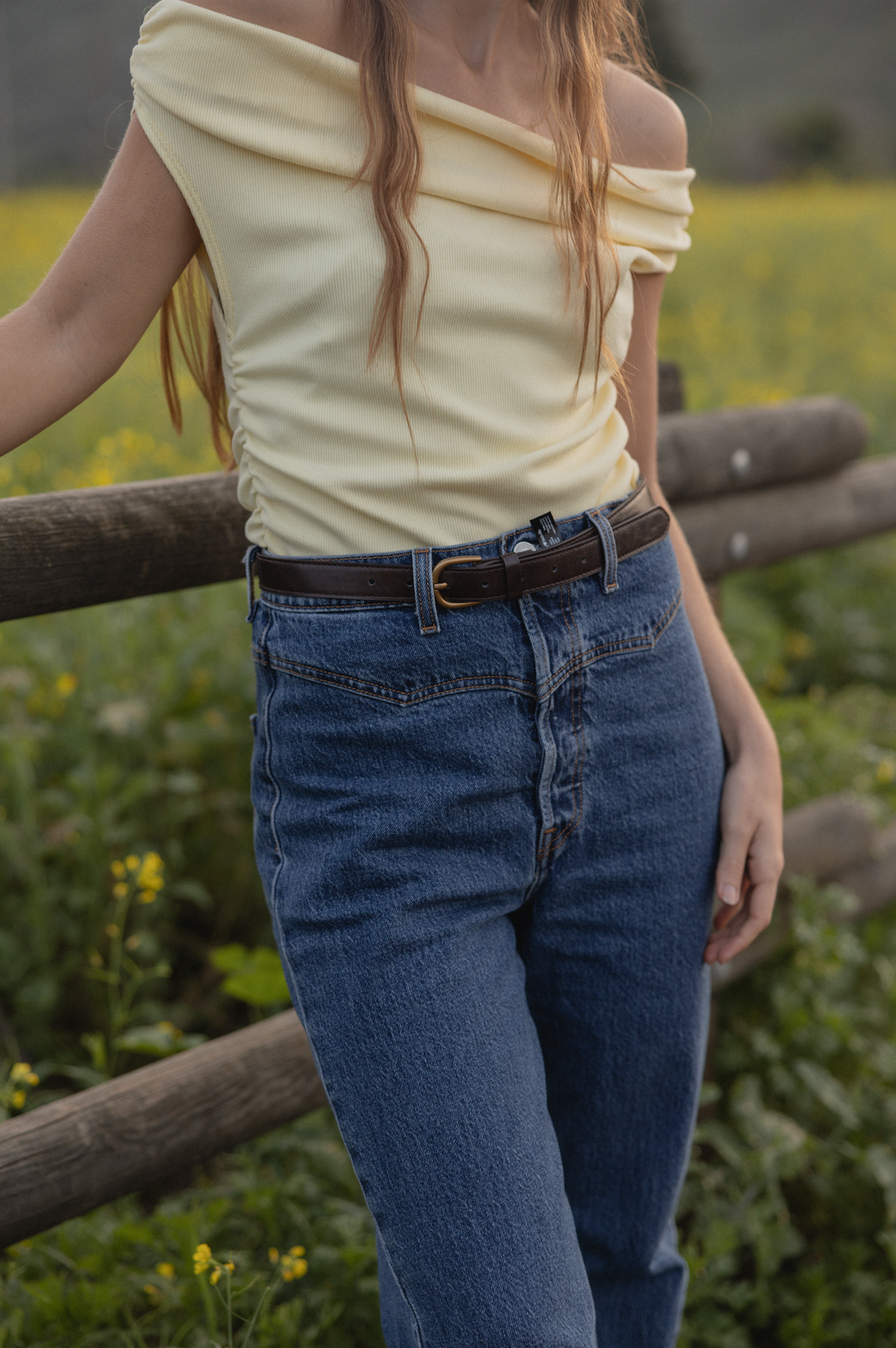 Off The Shoulder Rib Top