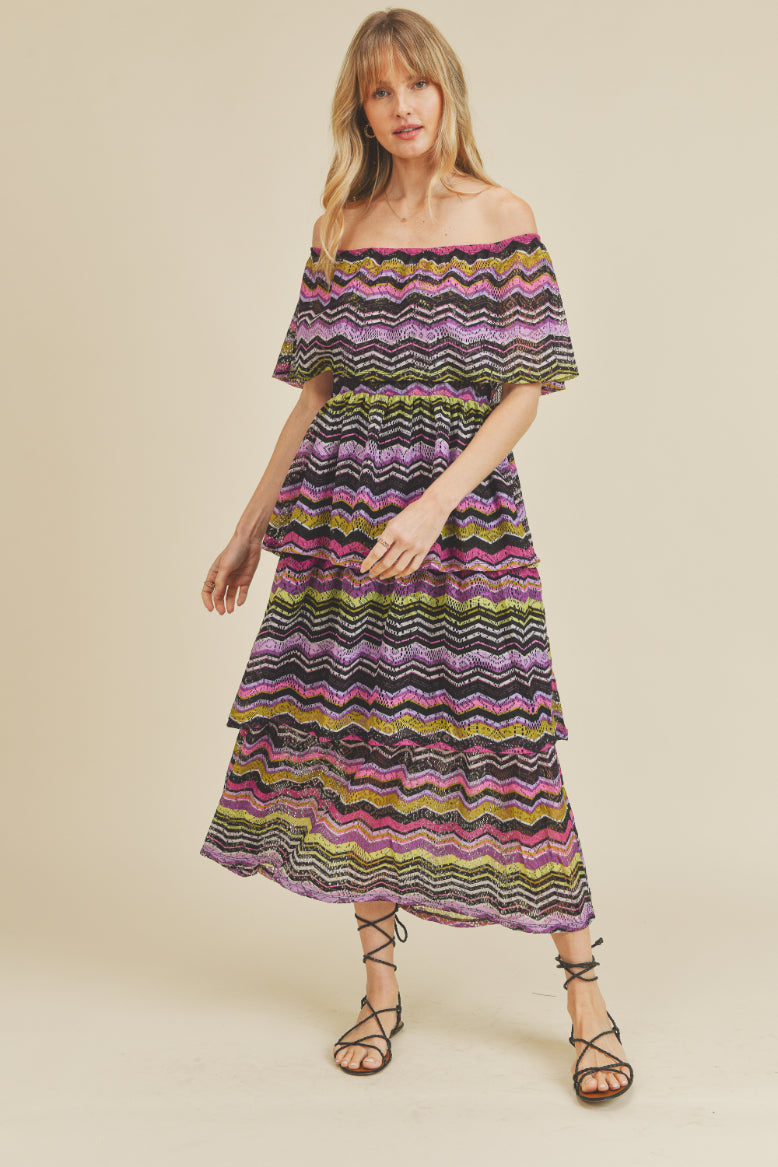 Hibiscus Crochet Dress