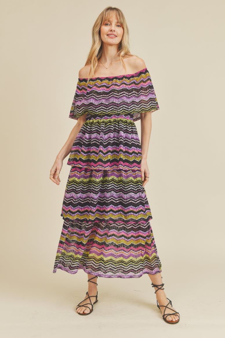 Hibiscus Crochet Dress