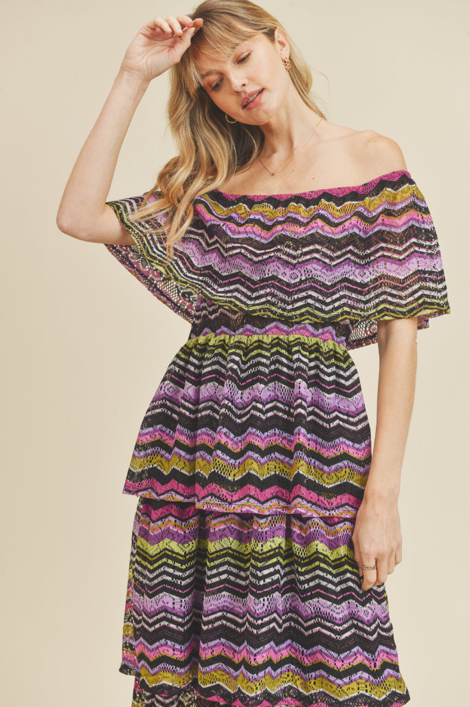 Hibiscus Crochet Dress