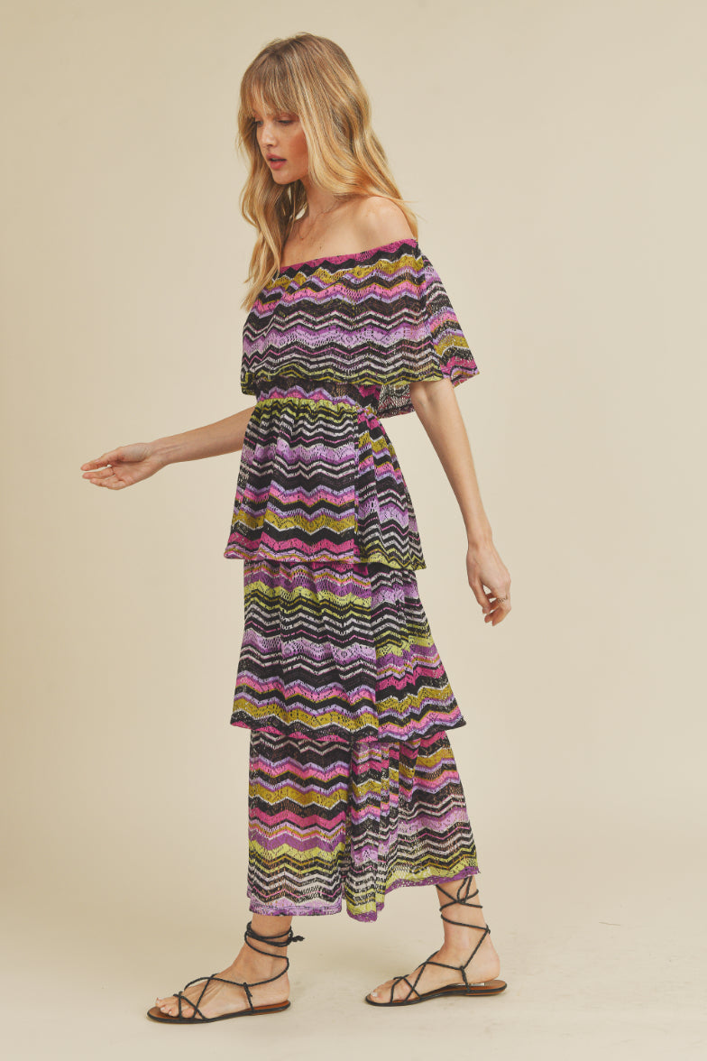 Hibiscus Crochet Dress