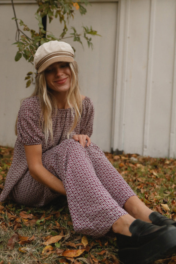 Vintage Flower Pajama Pants